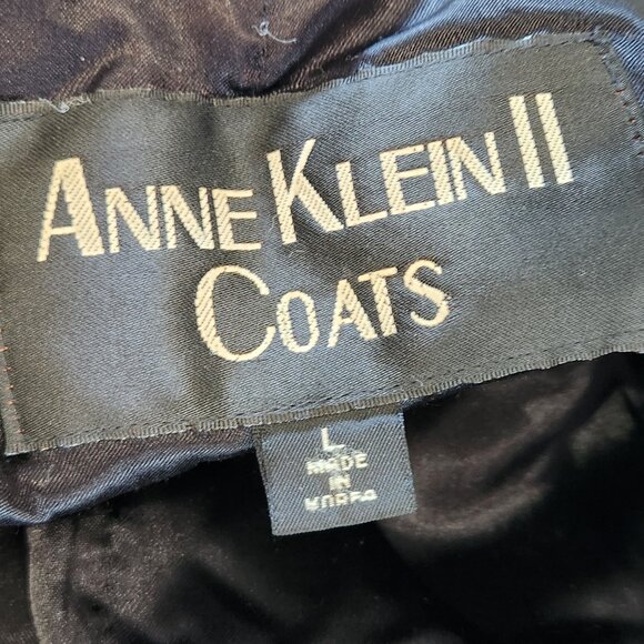 Anne Klein II Long Hooded Puffer Coat – Size L - Picture 8 of 11